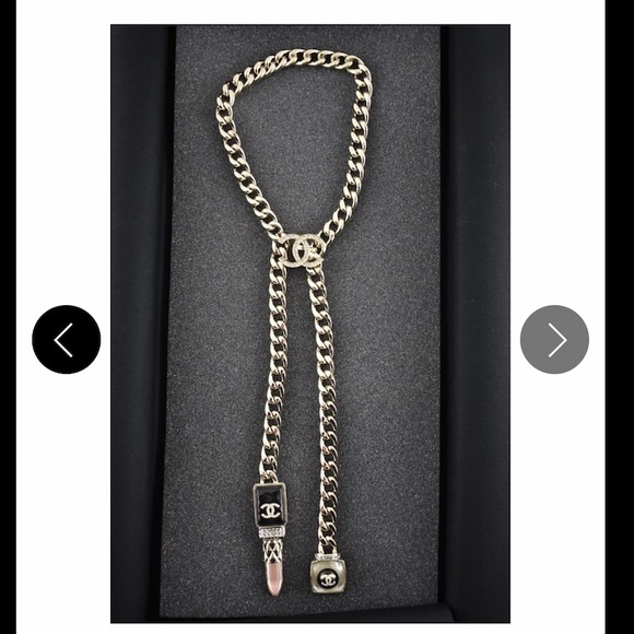 NWT Chanel 22C Cuban Link lipstick & CC Belt in 80 - Picture 8 of 9